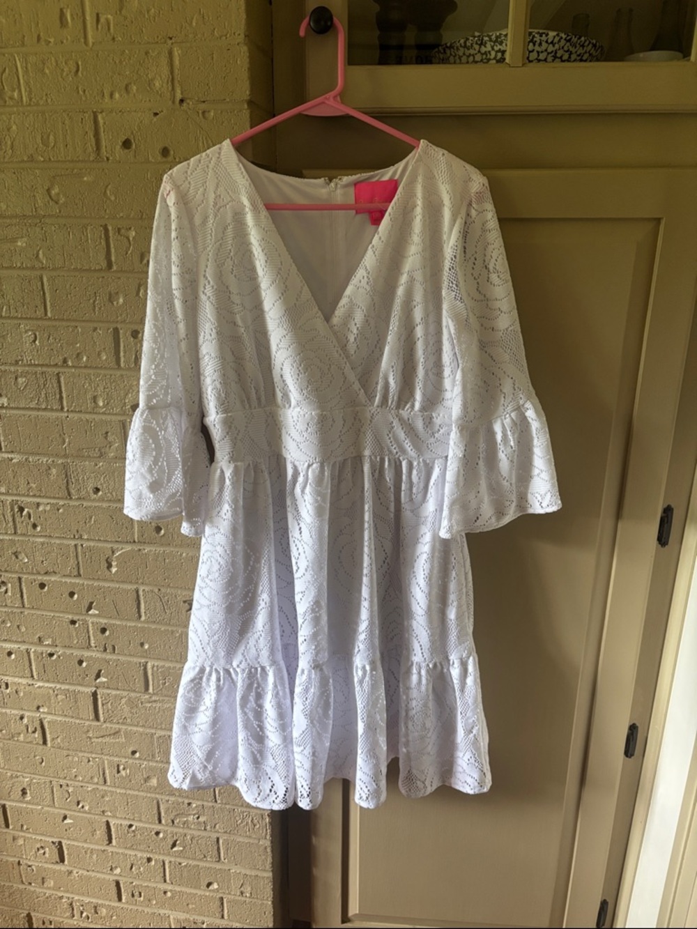 Lilly Pulitzer White Eyelet Cecelia Resort Dress